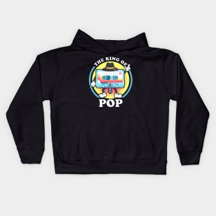 The King of Pop Retro Cassette Tape Kids Hoodie